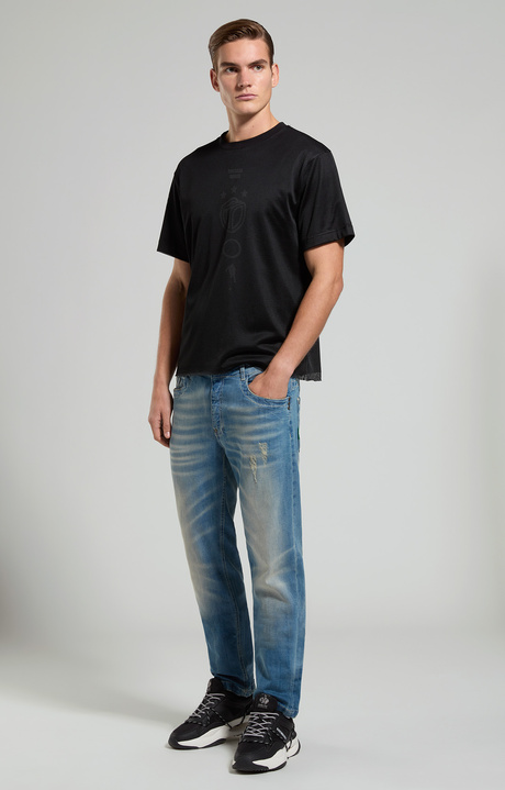 Men's mesh T-shirt, ANTHRACITE, hi-res-1