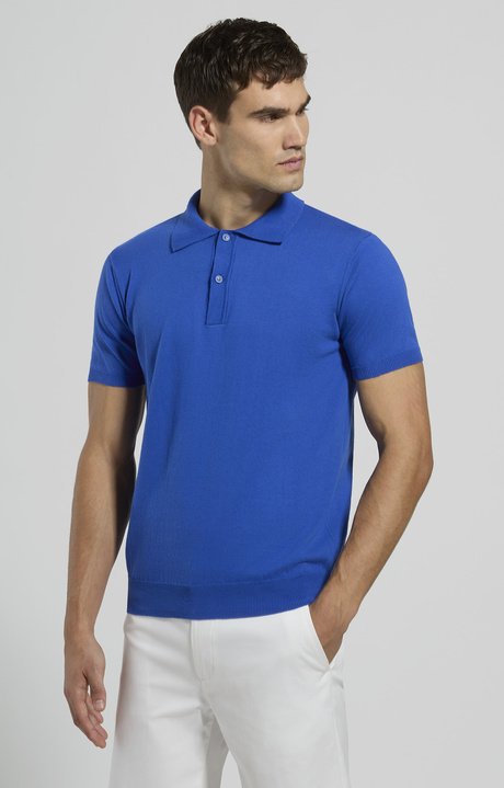 Men's knit polo shirt, SURF THE WEB, hi-res-1