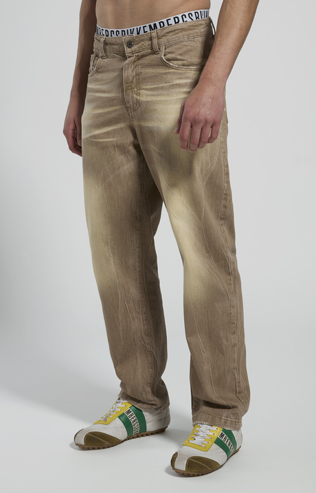 Men&rsquo;s wide-fit jeans, LIGHT KAKI, hi-res-1