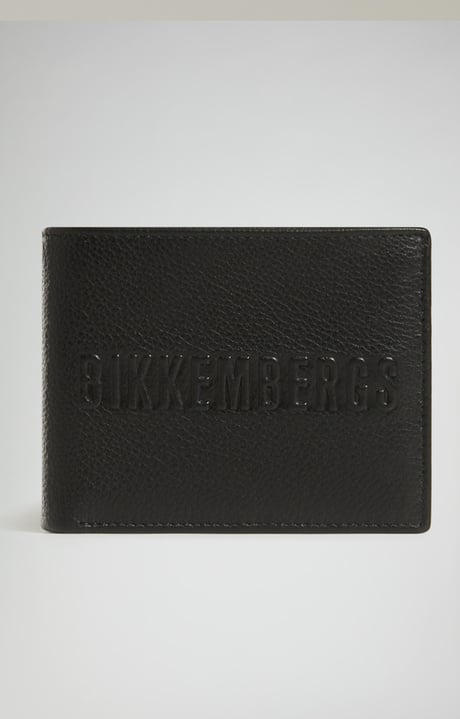 Gael men's leather wallet, BLACK Gael men's leather wallet, BLACK, hi-res-1