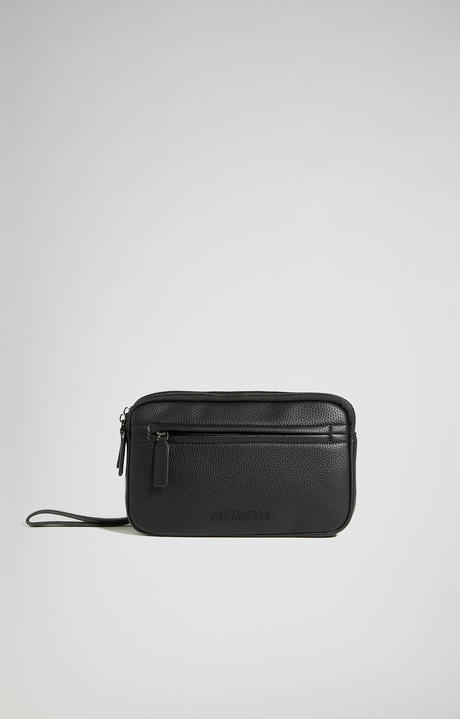 Men's BKK Star pebbled-effect pouch, BLACK, hi-res-1