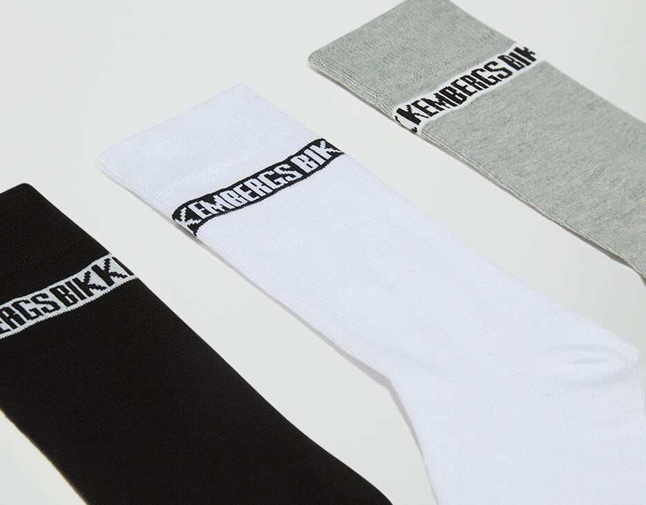3-pack unisex athletic socks, MULTICOLOR 3-pack unisex athletic socks, MULTICOLOR, hi-res-1