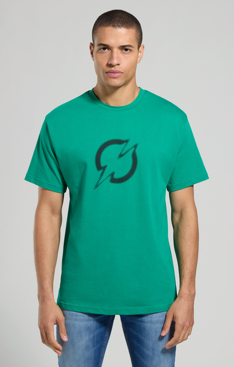 Men's print T-shirt, PEPPER GREEN, hi-res-1