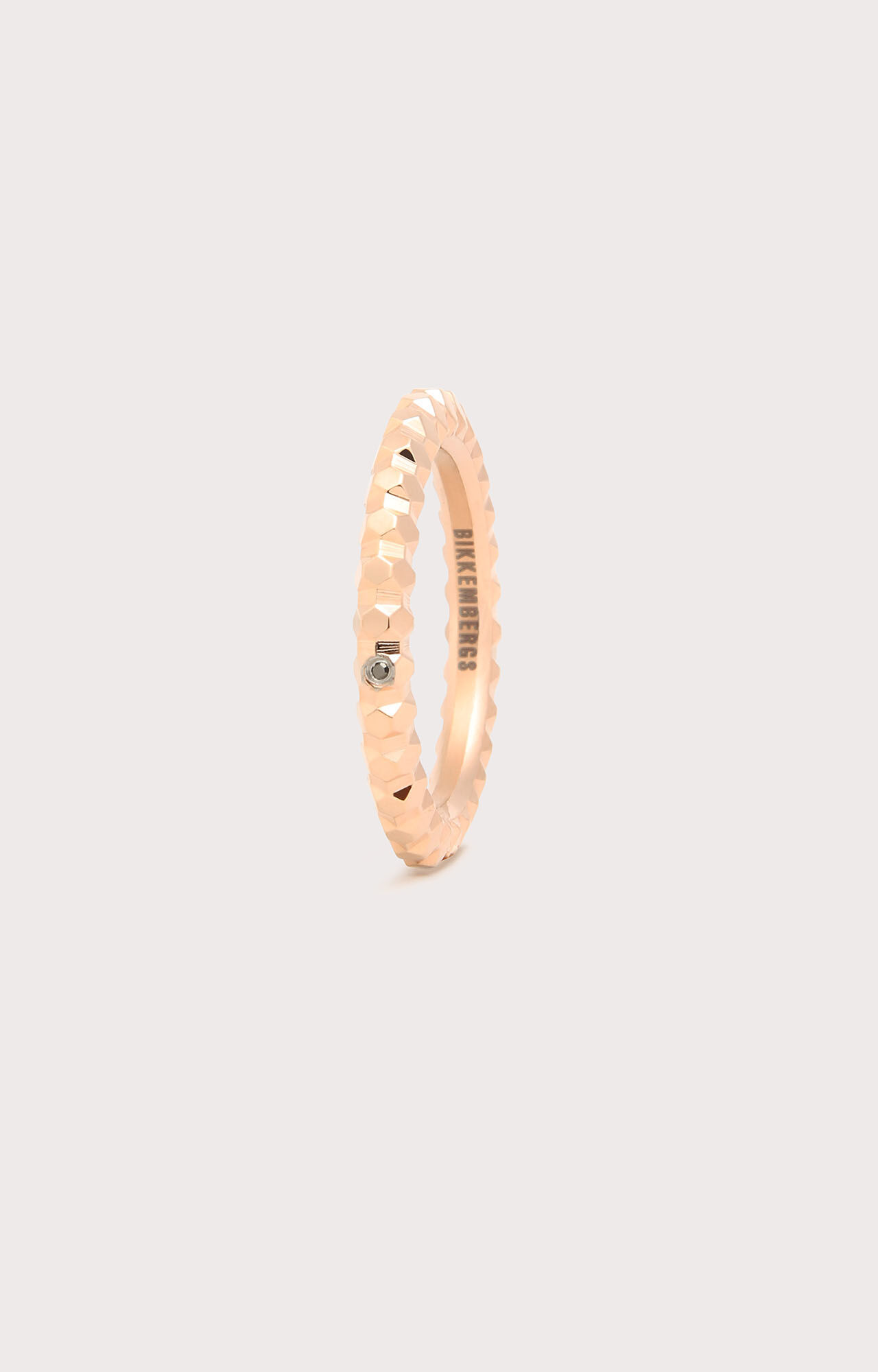 dirk bikkembergs Bikkembergs multifaceted ring with diamond