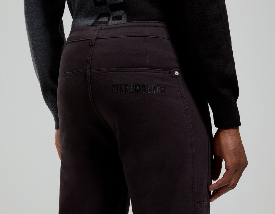 Men's wide-leg pants, BLACK, hi-res-1