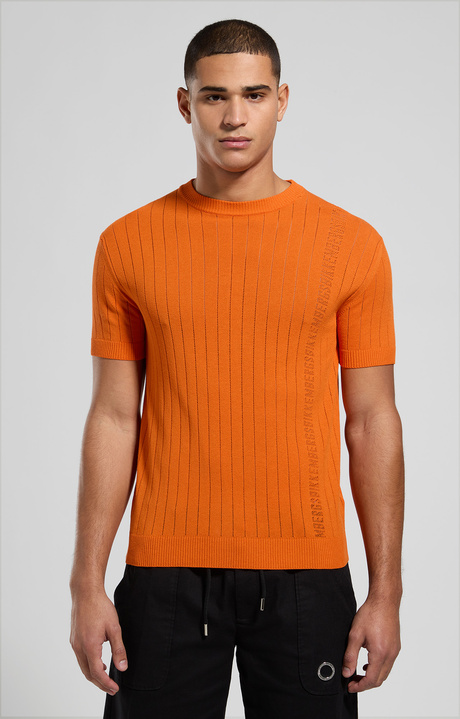 Men's ribbed knit pullover, ORIOLE, hi-res-1