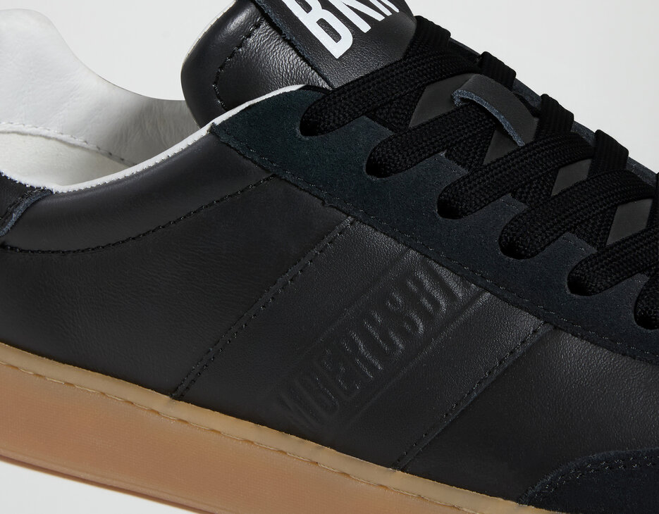 Men&rsquo;s Recoba multimaterial sneakers, BLACK, hi-res-1