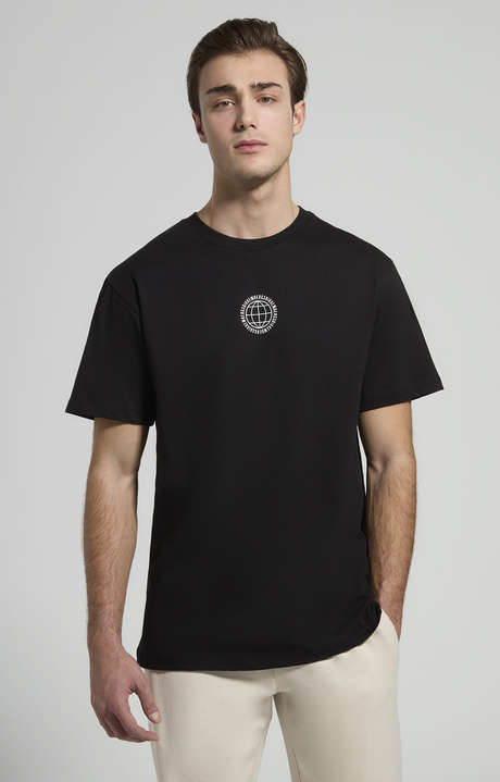 Men's back-print T-shirt, BLACK, hi-res-1