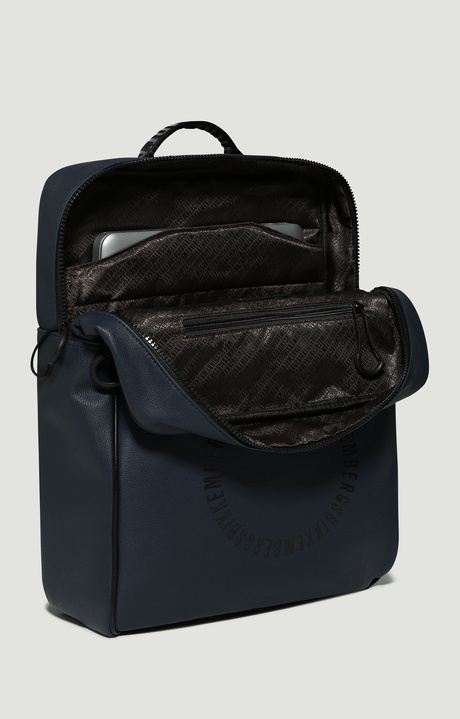 Men's squared backpack - Eithan, BLUE, hi-res-1