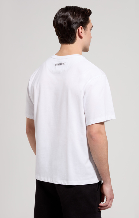 Men's print T-shirt, WHITE, hi-res-1