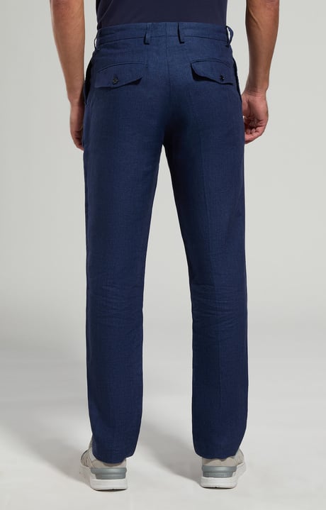 Canvas men's pants, DRESS BLUES Canvas men's pants, DRESS BLUES, hi-res-1