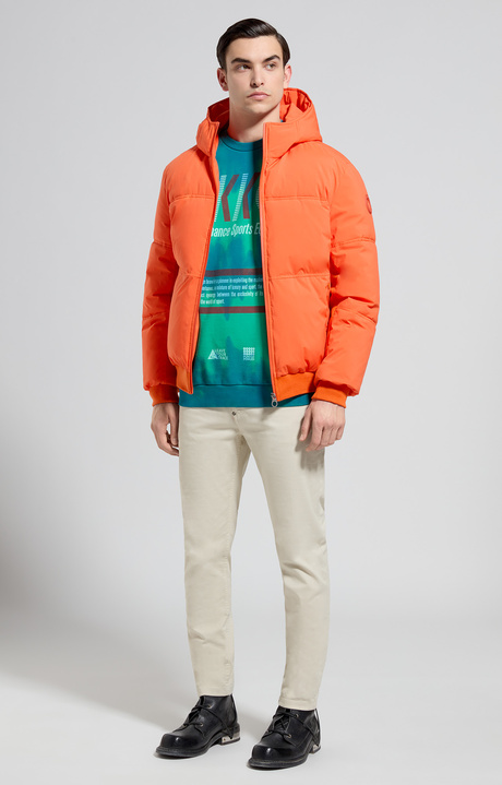Men's overdyed sweatshirt, ELECTRIC BLUE LEMONADE/BLARNEY, hi-res-1
