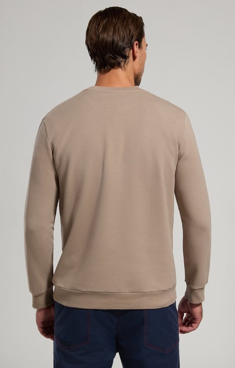 Men's stretch sweatshirt, CINDER, hi-res-1