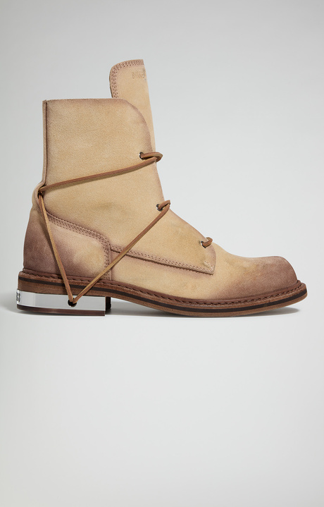 Men's ankle boots - Hole, BEIGE, hi-res-1