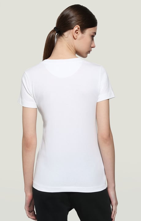 Women's T-shirt with floral print, OPTICAL WHITE Women's T-shirt with floral print, OPTICAL WHITE, hi-res-1