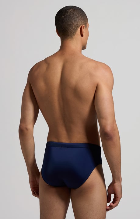 Men's swim briefs - tape, NAVY Men's swim briefs - tape, NAVY, hi-res-1