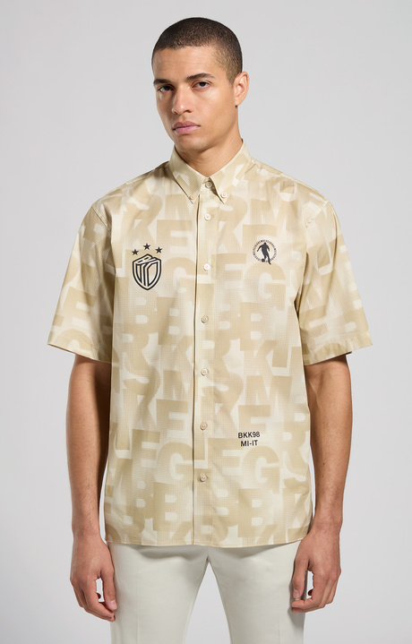 Boxy fit men's fit, OLIVE GREY, hi-res-1