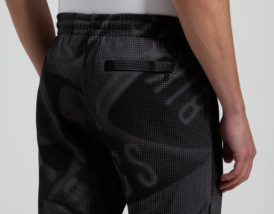 Men's camo-effect joggers, BLACK, hi-res-1