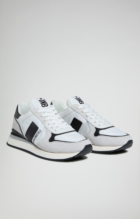 Men's sneakers - Puyol M, WHITE/BLACK, hi-res-1