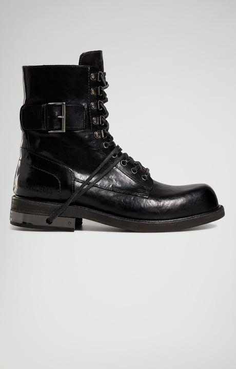 Met Hole men's ankle boots, BLACK Met Hole men's ankle boots, BLACK, hi-res-1