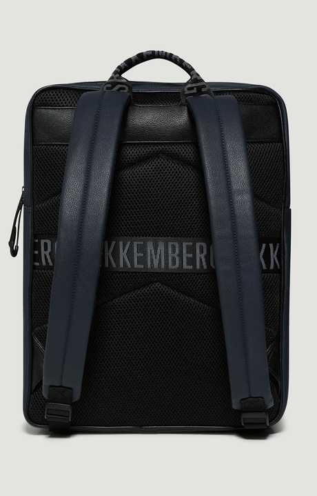 Men's squared backpack - Eithan, BLUE, hi-res-1