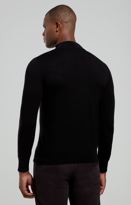 Men’s turtleneck with tonal logo, BLACK Men’s turtleneck with tonal logo, BLACK, hi-res-1