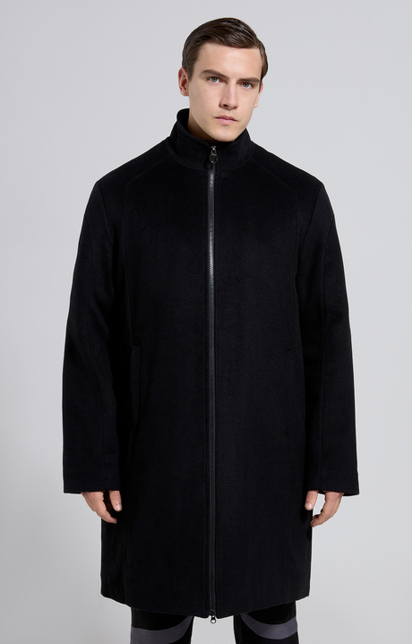 Men's long jacket, METEORITE BLACK, hi-res-1