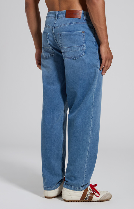 Men's blue regular-fit straight-leg jeans, L1 BLUE DENIM , hi-res-1