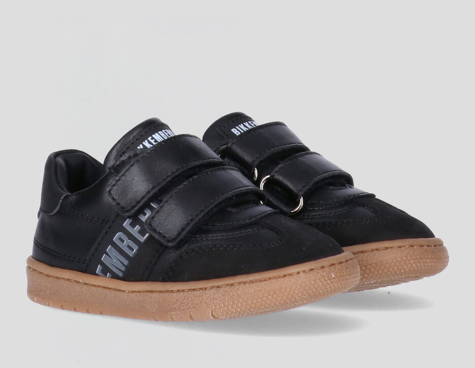 Low-top black sneaker for Boys with Velcro closure and a sporty, versatile design, BLACK, hi-res-1