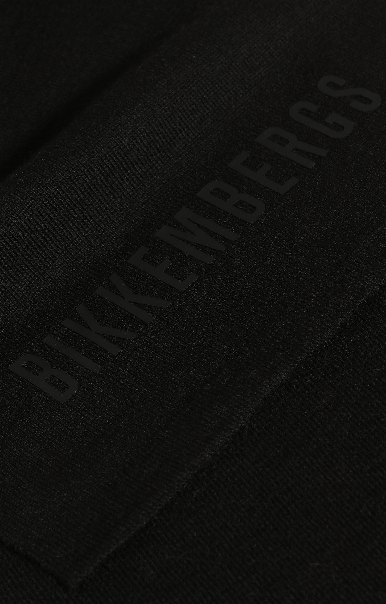 小物 bikkembergs scarf black Black Scarf Player | Bikkembergs