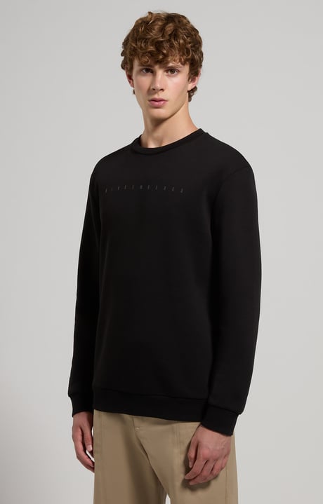 Heavyweight men's sweatshirt, BLACK, hi-res-1