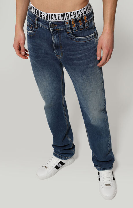 Jeans new regular uomo , BLUE DENIM, hi-res-1