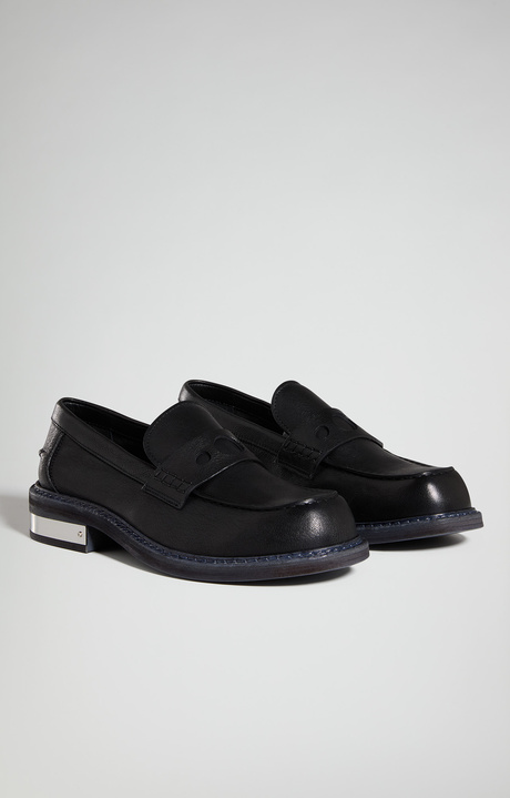 Men&rsquo;s Met Hole loafers, BLACK, hi-res-1