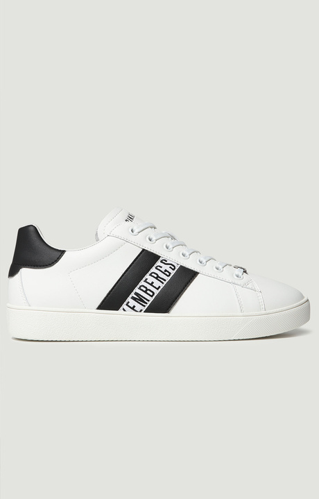 Men's sneakers - Recoba M, WHITE/BLACK, hi-res-1