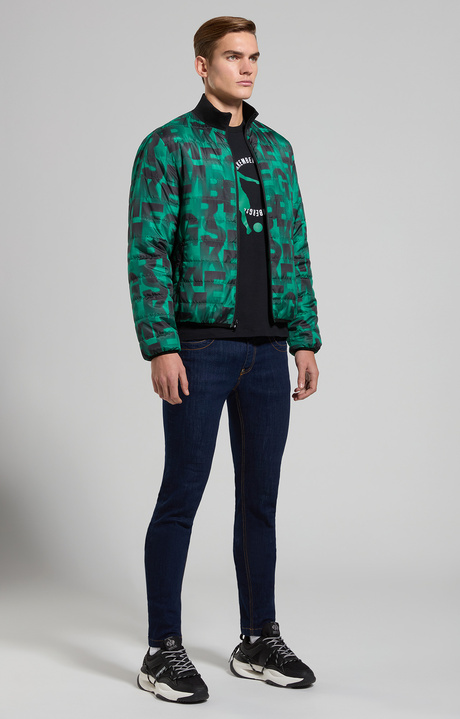 Reversible men's jacket, PEPPER GREEN, hi-res-1