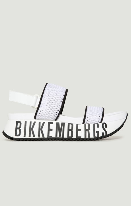 Women's platform sandals Rebeca, WHITE/BLACK Women's platform sandals Rebeca, WHITE/BLACK, hi-res-1