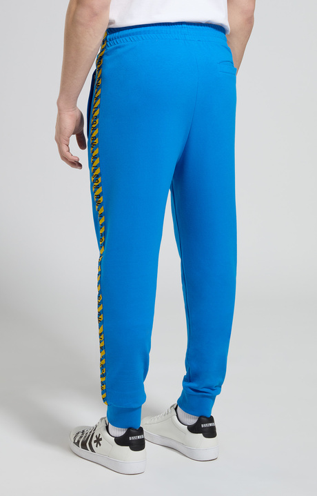 Men's joggers with contrast details, ELECTRIC BLUE LEMONADE, hi-res-1