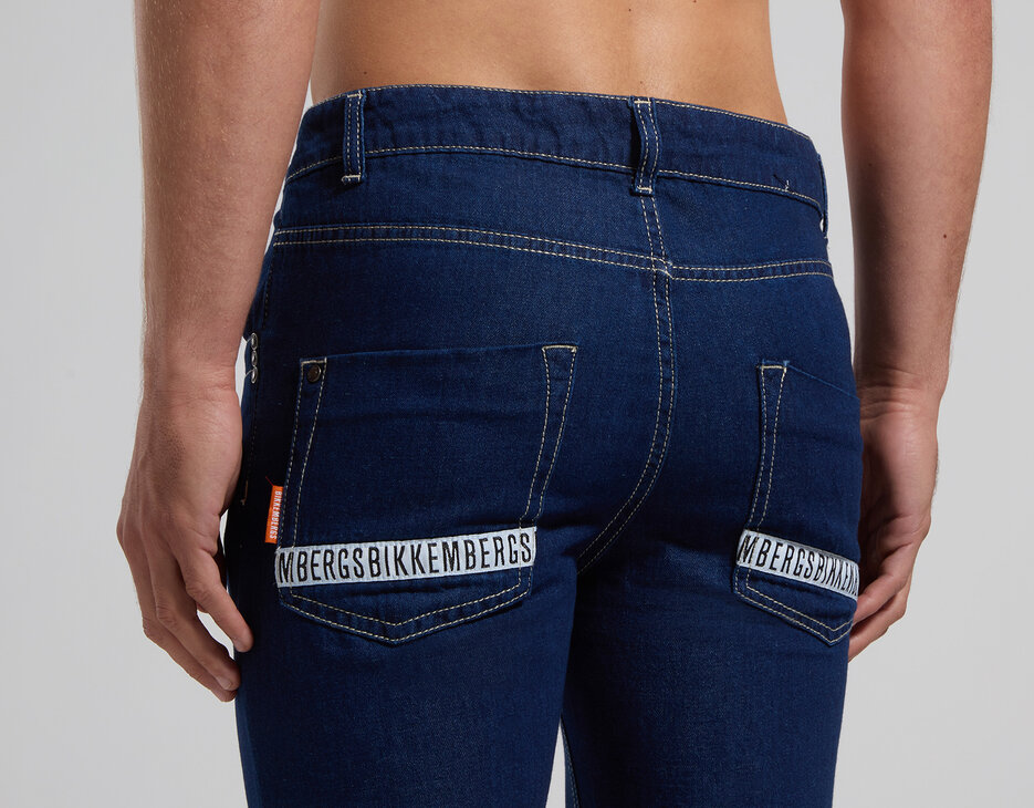 Slim fit men's jeans, L7 BLUE DENIM Slim fit men's jeans, L7 BLUE DENIM, hi-res-1