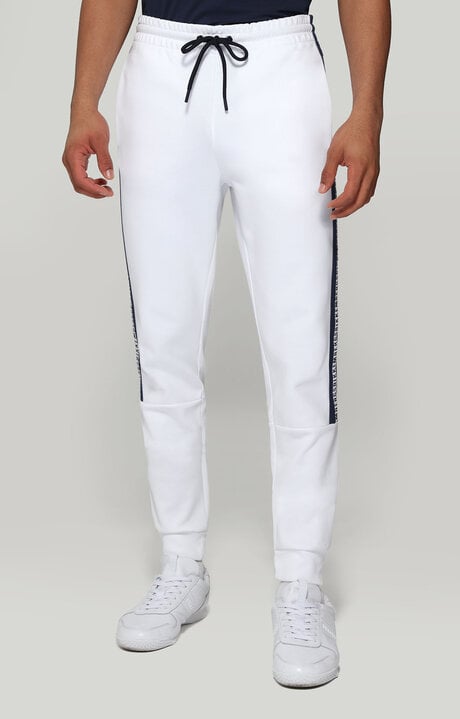 FLEECE PANTS, OPTICAL WHITE, hi-res-1