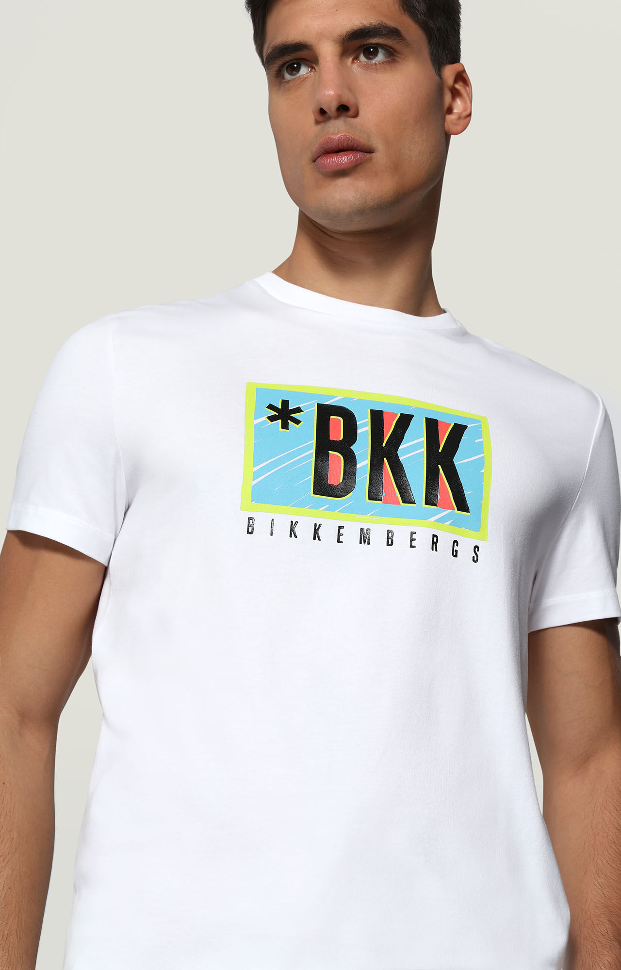 dirk bikkembergs Men's T-shirt with patch