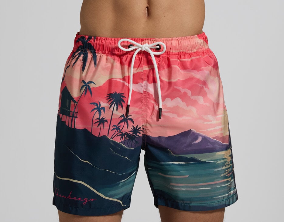 Men's Hakuna print men's boardshorts, MULTICOLOR Men's Hakuna print men's boardshorts, MULTICOLOR, hi-res-1