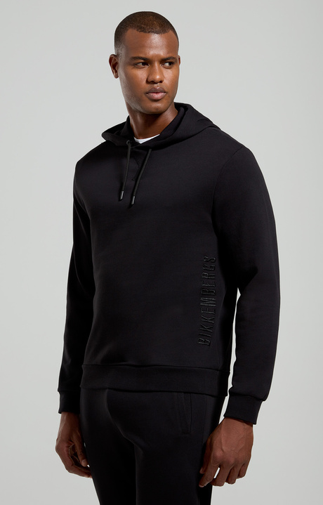 Embroidered men’s sweatshirt, BLACK, hi-res-1