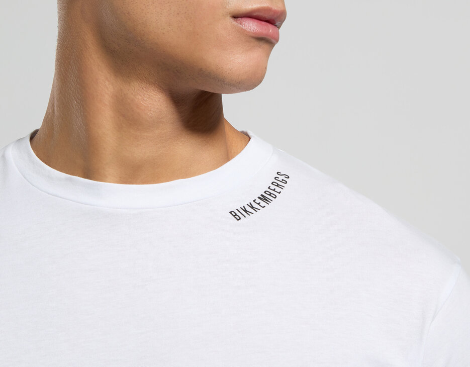 Men's back print T-shirt, WHITE Men's back print T-shirt, WHITE, hi-res-1