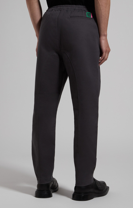 Curved-leg joggers for men, DARK SHADOWS, hi-res-1