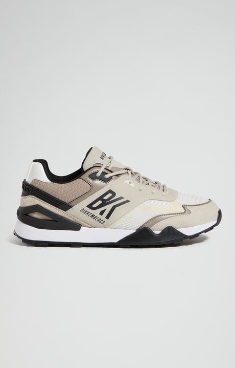Retro men's sneakers, OFF WHITE/OFF WHITE Retro men's sneakers, OFF WHITE/OFF WHITE, hi-res-1