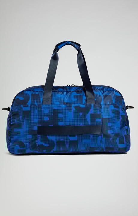Dots men's travel bag, BLUE, hi-res-1