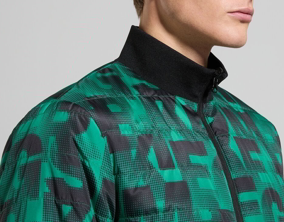 Reversible men's jacket, PEPPER GREEN Reversible men's jacket, PEPPER GREEN, hi-res-1