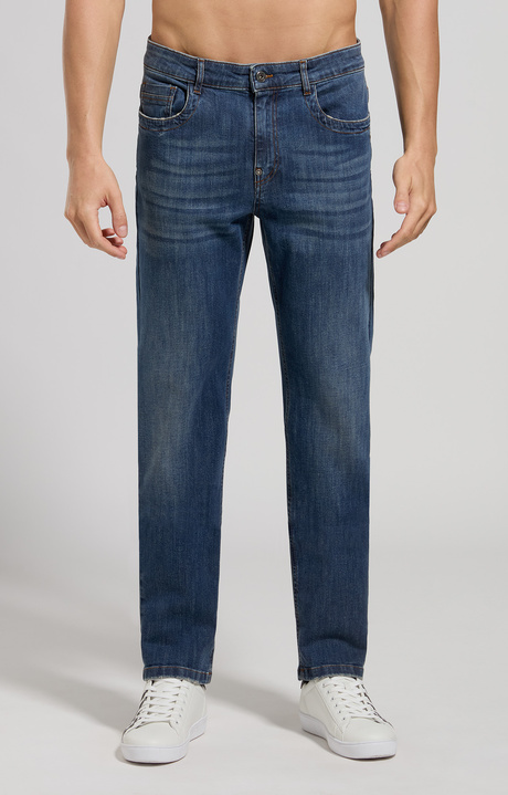 Men's regular jeans, L11 BLUE DENIM, hi-res-1