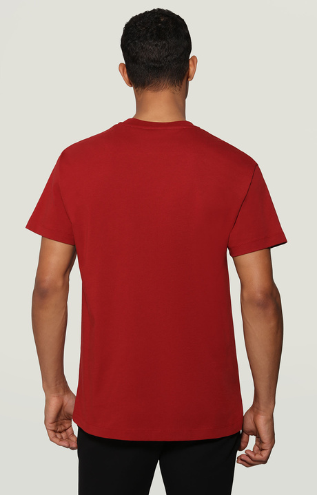 T-shirt uomo stampata, RED, hi-res-1