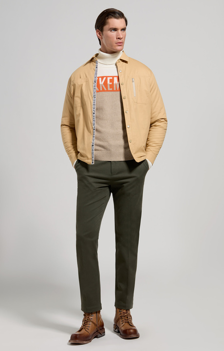 Men's turtleneck colour-block pullover, INCENSE, hi-res-1